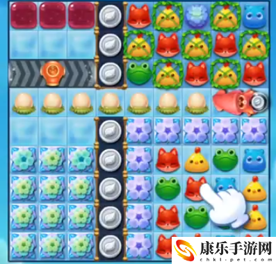 开心消消乐2204关怎么过-开心消消乐2204关三星攻略