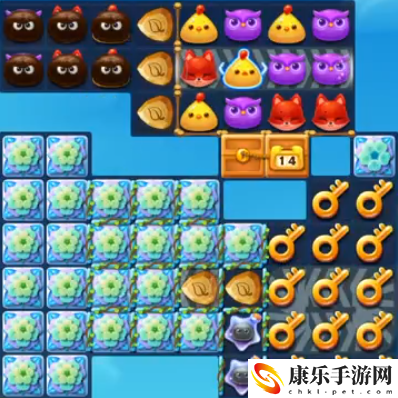 开心消消乐2216关怎么过-开心消消乐2216关三星攻略