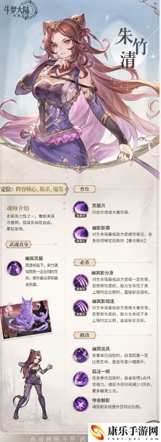 斗罗大陆：逆转时空朱竹清技能详细解析 副本开荒与首通挑战心得