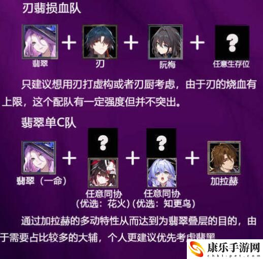 崩坏：星穹铁道翡翠0命和1命对比解析 宠物技能升级规划